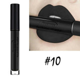 Sexy Black 1 Pcs Lipstick Matte Waterproof Velvet Lip Stick 18 Colors Pigments Makeup Matte Lipsticks Beauty Lips for Club MSSY2