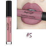 Sexy Black 1 Pcs Lipstick Matte Waterproof Velvet Lip Stick 18 Colors Pigments Makeup Matte Lipsticks Beauty Lips for Club MSSY2