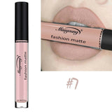 Sexy Black 1 Pcs Lipstick Matte Waterproof Velvet Lip Stick 18 Colors Pigments Makeup Matte Lipsticks Beauty Lips for Club MSSY2