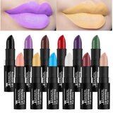 NEW Lipstick Matte Waterproof Velvet Lip Stick 12 Colors Sexy Red Purple Green Pigments Makeup Matte Lipsticks Beauty Lips TSLM2