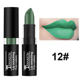 NEW Lipstick Matte Waterproof Velvet Lip Stick 12 Colors Sexy Red Purple Green Pigments Makeup Matte Lipsticks Beauty Lips TSLM2