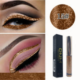 16 Color flash Liquid Eyeliner Glitter Waterproof Longlasting Makeup Eye Liner Gold Red Blue White Eyeliner Shiny Eyliner TSLM1