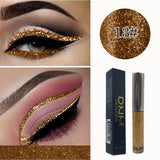 16 Color flash Liquid Eyeliner Glitter Waterproof Longlasting Makeup Eye Liner Gold Red Blue White Eyeliner Shiny Eyliner TSLM1