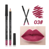 12 Colors Matte Lip Liner Pen Waterproof Smooth Lipstick Pencil Lip Tint Sexy Batom Lasting Pigments Lip Makeup Cosmetic TSLM2