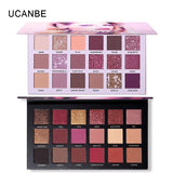 2pcs/ lot UCANBE Brand Best Selling Eye Shadow Makeup Set Glitter Shimmer Matte NUDE Palette Eyeshadow Shining Pigment Cosmetics