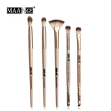 MAANGE Pro  3/5/12 pcs/lot  Makeup Brushes Set Eye Shadow Blending Eyeliner Eyelash Eyebrow Brushes For Makeup New