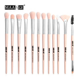 MAANGE Pro  3/5/12 pcs/lot  Makeup Brushes Set Eye Shadow Blending Eyeliner Eyelash Eyebrow Brushes For Makeup New