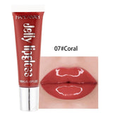 HANDAIYAN Candy Color Jelly Lip Gloss Lips Plumper Moisturizing Shine Lasting Liquid Lipstick Nourishing Makeup Cosmetic TSLM1