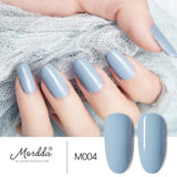 MORDDA Gel Nail Lacquer Soak Off UV LED Gel Polish Long Lasting Hybrid Varnishes UV Nail Gel Varnish For DIY Nail Art Painting