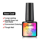 MORDDA Gel Nail Lacquer Soak Off UV LED Gel Polish Long Lasting Hybrid Varnishes UV Nail Gel Varnish For DIY Nail Art Painting