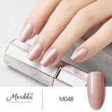 MORDDA Gel Nail Lacquer Soak Off UV LED Gel Polish Long Lasting Hybrid Varnishes UV Nail Gel Varnish For DIY Nail Art Painting