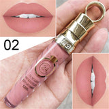 Makeup Lips Matte Liquid Lipstick Long Lasting Waterproof Sexy Pigment Nude Matte Shimmer Style Lip Gloss Luxury Makeup Cosmetic