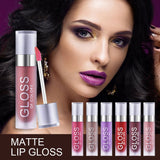 Makeup Matte Lip Gloss Women Lips Maquiagem Matt Lip Gloss Make up Cosmetics Mate Batom Lip Stick Maquillaje Lipgloss TSLM2