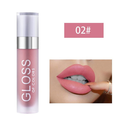 Makeup Matte Lip Gloss Women Lips Maquiagem Matt Lip Gloss Make up Cosmetics Mate Batom Lip Stick Maquillaje Lipgloss TSLM2