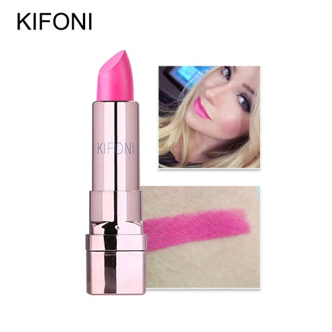 New Arrival KIFONI brand makeup beauty matte lipstick long lasting tint lips cosmetics lip stick maquiagem make up red batom