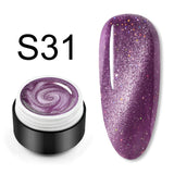 VENALISA Enamel Gel Nail Art Glitter Laser 9D Magnetic Cat Eye Paint Varnish Meteorite Aerolite Cat Eyes Gel Nail Polish Lacquer