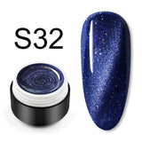 VENALISA Enamel Gel Nail Art Glitter Laser 9D Magnetic Cat Eye Paint Varnish Meteorite Aerolite Cat Eyes Gel Nail Polish Lacquer