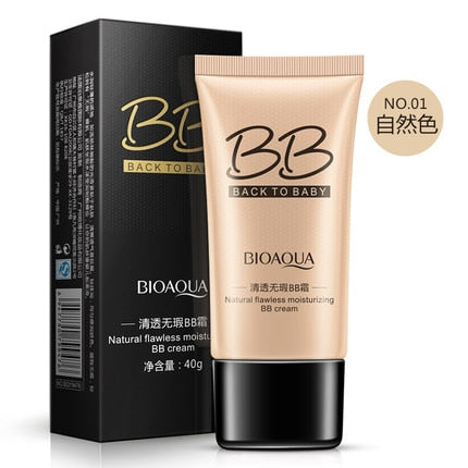 BIOAQUA Natural  BB Cream Whitening Moisturizing Concealer  Nude Foundation Makeup Face Beauty