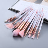 FLD5/15Pcs Makeup Brushes Tool Set Cosmetic Powder Eye Shadow Foundation Blush Blending Beauty Make Up Brush Maquiagem