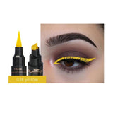 Colorful Long-lasting Liquid Eyeliner Pen Waterproof Fast Dry Black Pencil Cosmetic Double-ended Eye liner Smooth MakeUp Tools