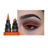 Colorful Long-lasting Liquid Eyeliner Pen Waterproof Fast Dry Black Pencil Cosmetic Double-ended Eye liner Smooth MakeUp Tools