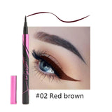 Colorful Long-lasting Liquid Eyeliner Pen Waterproof Fast Dry Black Pencil Cosmetic Double-ended Eye liner Smooth MakeUp Tools