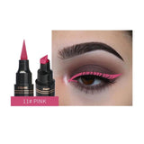 Colorful Long-lasting Liquid Eyeliner Pen Waterproof Fast Dry Black Pencil Cosmetic Double-ended Eye liner Smooth MakeUp Tools