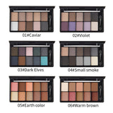 Top Quality Naked Eye Shadow Palette Brand Makeup Nude Smoky Glitter Matte Eyeshadow 10colors Eye Shadow With Eye shadow stick