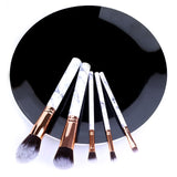 5pcs Soft Set Of Makeup Brushes kits For Highlighter Eye Cosmetic Powder Foundation Eye Shadow Cosmetics Professional Eyebrows