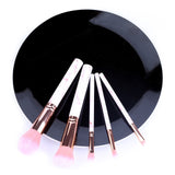 5pcs Soft Set Of Makeup Brushes kits For Highlighter Eye Cosmetic Powder Foundation Eye Shadow Cosmetics Professional Eyebrows