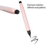 MB 1 pcs eyeliner professional eye liner makeup waterproof black Precision Long-lasting for beauty Double head