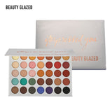 Beauty Glazed eyeshadow palette colorful Eye shadow Palette Glitter Highlighter Shimmer Make up Pigment matte Eye Shadow Pallete