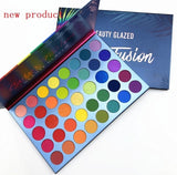 Beauty Glazed eyeshadow palette colorful Eye shadow Palette Glitter Highlighter Shimmer Make up Pigment matte Eye Shadow Pallete