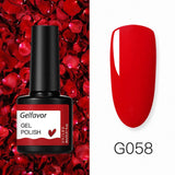 Gelfavor UV Nail Gel 8ml For Manicure Nail Set Kit UV LED  Base Top Coat For Painting Extension Nail Art Gel Varnishes Lacquer