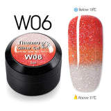 GDCOCO Temperature Change Glitter Color Gel Polish Cool Thermal Magic Effect Nail Varnish Gel Soak off UV LED Gel Lacquer