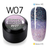 GDCOCO Temperature Change Glitter Color Gel Polish Cool Thermal Magic Effect Nail Varnish Gel Soak off UV LED Gel Lacquer