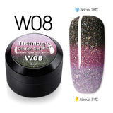 GDCOCO Temperature Change Glitter Color Gel Polish Cool Thermal Magic Effect Nail Varnish Gel Soak off UV LED Gel Lacquer