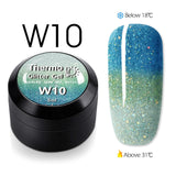 GDCOCO Temperature Change Glitter Color Gel Polish Cool Thermal Magic Effect Nail Varnish Gel Soak off UV LED Gel Lacquer