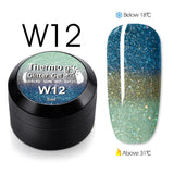 GDCOCO Temperature Change Glitter Color Gel Polish Cool Thermal Magic Effect Nail Varnish Gel Soak off UV LED Gel Lacquer