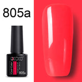 GDCOCO soak off  Base Gel Top Coat Matte Top Gel polish Nail Gel lacquer 8 ml manicure wholesale long lasting Nail color gel