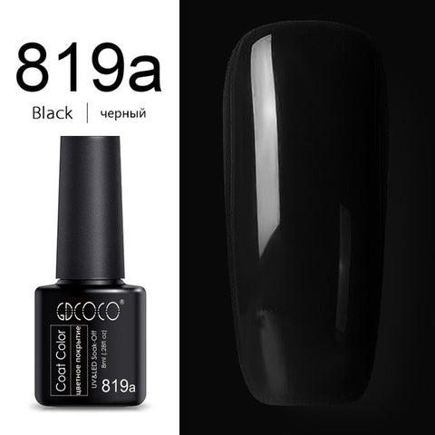 GDCOCO soak off  Base Gel Top Coat Matte Top Gel polish Nail Gel lacquer 8 ml manicure wholesale long lasting Nail color gel