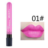 1Pcs Sexy Red Vampire Lipstick Matte Waterproof Velvet Lipgloss Liquid Lip Gloss Matte 28 Color Cosmetic Beauty Makeup Lipgloss