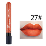 1Pcs Sexy Red Vampire Lipstick Matte Waterproof Velvet Lipgloss Liquid Lip Gloss Matte 28 Color Cosmetic Beauty Makeup Lipgloss