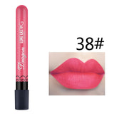 1Pcs Sexy Red Vampire Lipstick Matte Waterproof Velvet Lipgloss Liquid Lip Gloss Matte 28 Color Cosmetic Beauty Makeup Lipgloss