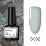 Gelfavor 8ml Gel Nail Polish Glitter For Manicure set nail art Semi platium UV LED Lamp Nail varnishes Base top coat Gel lacquer