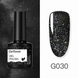 Gelfavor 8ml Gel Nail Polish Glitter For Manicure set nail art Semi platium UV LED Lamp Nail varnishes Base top coat Gel lacquer