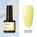 Gelfavor 8ml Gel Nail Polish Glitter For Manicure set nail art Semi platium UV LED Lamp Nail varnishes Base top coat Gel lacquer