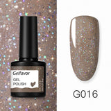 Gelfavor 8ml Gel Nail Polish Glitter For Manicure set nail art Semi platium UV LED Lamp Nail varnishes Base top coat Gel lacquer