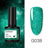 Gelfavor 8ml Gel Nail Polish Glitter For Manicure set nail art Semi platium UV LED Lamp Nail varnishes Base top coat Gel lacquer