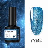 Gelfavor 8ml Gel Nail Polish Glitter For Manicure set nail art Semi platium UV LED Lamp Nail varnishes Base top coat Gel lacquer